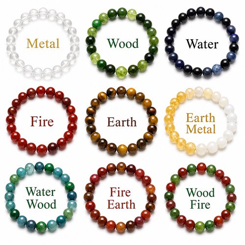 Five Element jewelry inspired by traditional Chinese philosophy