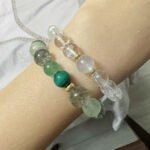 Five Element crystal bracelet worn by a LuckyAnyway customer