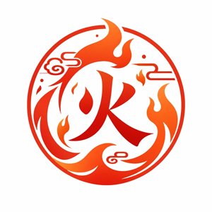 Fire element bracelet inspired by Chinese Wu Xing philosophy