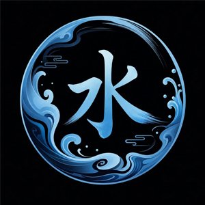 Water element bracelet inspired by Chinese Five Elements philosophy