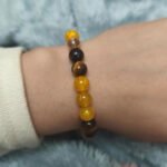 Customer wearing a LuckyAnyway crystal bracelet