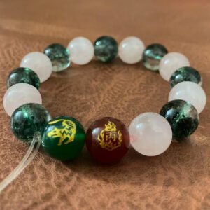 Bracelet representing traditional Chinese wishes for good fortune and blessings
